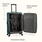 Anzio Softside Expandable Luggage with Spinner Wheels