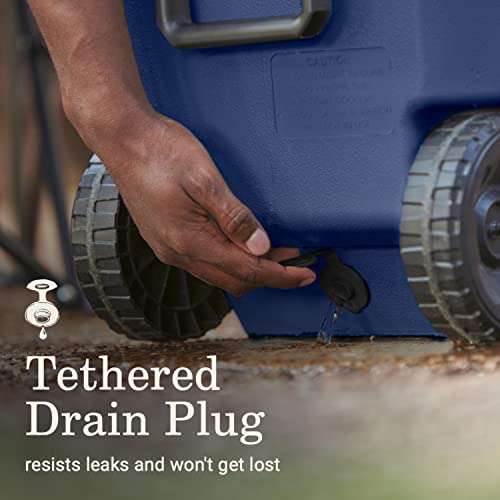 Classic Series Insulated Portable Rolling Cooler with Wheels