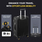 Carry On Luggage with Laptop Compartment 20" Softside Suitcase