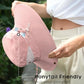 Womens Sun Hat with Ponytail Hole Beach Hiking Summer Wide Brim UPF 50+ Outdoor Protection Foldable Bucket Hat Pink