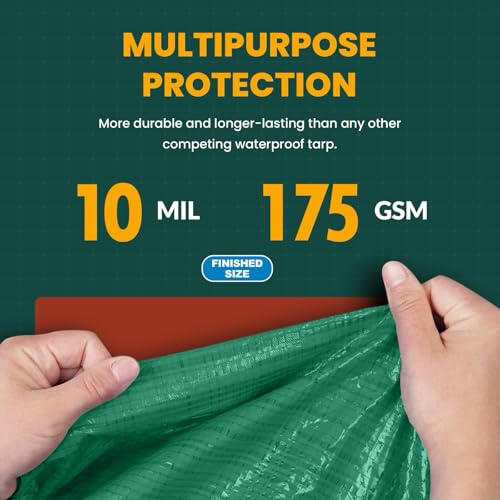 Large Waterproof Tarp (480 Sq Ft)