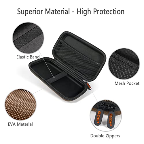 Brown Shockproof EVA Hard Case