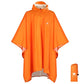 Hooded Rain Poncho for Adult Waterproof Lightweight Raincoat