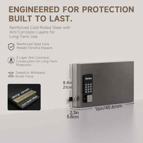 24 Key Lock Box Smart Key Organier Cabinet with Keypad & App for Office
