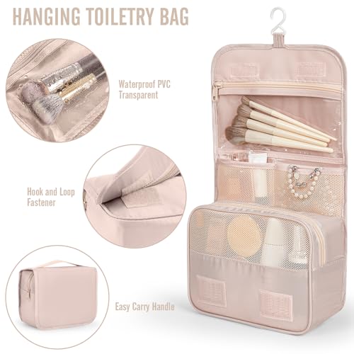 4 Set/6 Set /8 Set /9 Set /10 Set /11 Set Packing Cubes for Travel Essentials, 10 Set, 02 Cream (10 Count)
