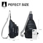 10L Crossbody Sling Bag for Women Men Anti Theft Cross Body Fanny Pack Belt Bag Purse Gifts for Women Faux Leather