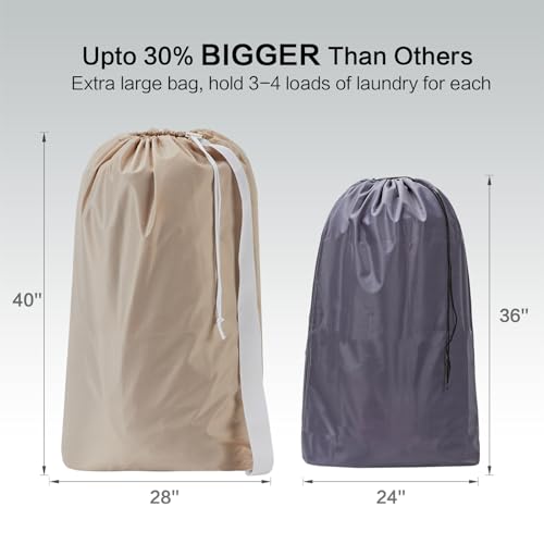 XL Nylon Laundry Bag with Strap