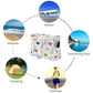 Large Beach Bags Totes Canvas Tote Shoulder Bag Soft Wave Water Resistant Bags for Gym Travel Daily Ocean