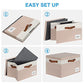 Large Storage Bins with Lids (3 Count)