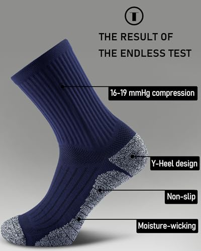 Cushioned Compression Unisex Mid (4 Count)