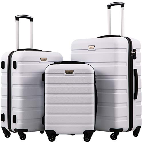 Luggage Set Lightweight Durable Hardshell (3 Count)