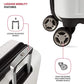 7272 Energie Expandable Hardside Luggage with Spinner Wheels and TSA Lock
