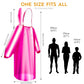 6 & 20 & 50 Pack Disposable Rain Ponchos for Adults (6 Count)
