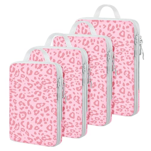 4 Set Compression Packing Cubes For Travel Bags Organizer For Luggage Suitcase Organizer