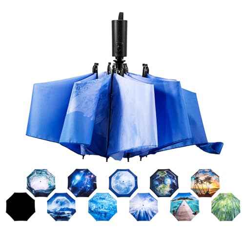 Umbrella Compact Inverted Folding Umbrellas Auto Open Close