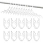 White Travel Hangers 10 Pack (10 Count)