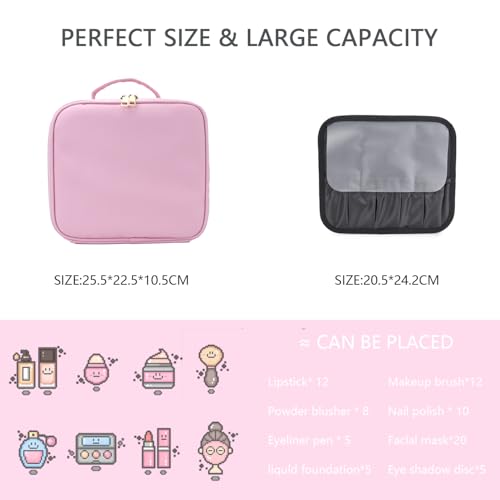 Makeup Bag with Led Mirror
