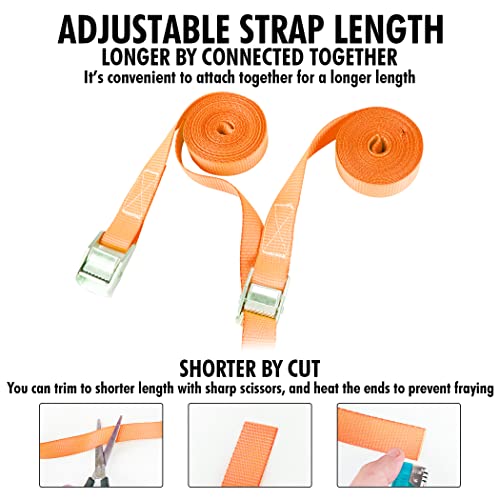 1 in x 12 ft Lashing Straps (10 Count)