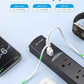 Wall Mount Surge Protector Power Strip with 360 Rotating Plug