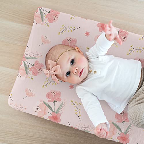 Stretchy Changing Pad Covers BROLEX Changing Table Cover for Baby Boys Girls (2 Count)
