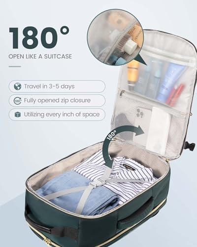 50L Travel Backpack Flight Approved Carry on Backpack