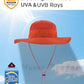 Men's Sun Hat UPF 50+ Wide Brim Bucket Hat Windproof Fishing Hats