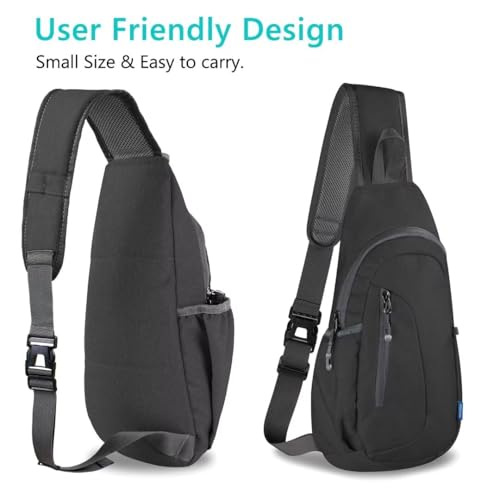 Small Sling Bag Lightweight Crossbody Bag for Women Men Hiking Backpack Travel Shoulder Bags Chest Daypack for Gym Work Casual Cycling Sports Z1