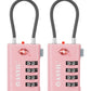 TSA Approved Luggage Locks with Search Alert Indicator (2 Count)