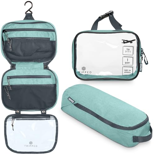 3 Piece Travel Toiletry Bag Set