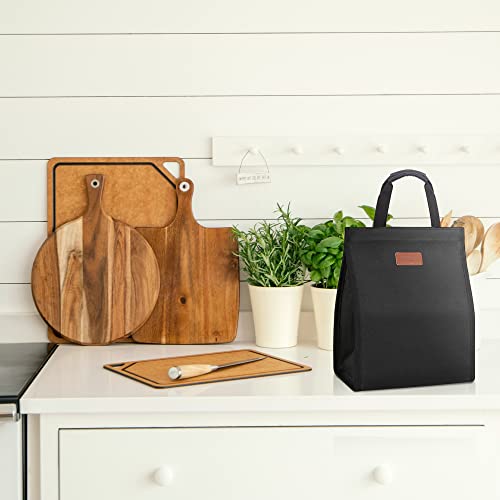 Lunch Bags for Women Insulated Reusable Lunch Tote with Internal Pocket (2 count)