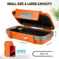 Portable Safe Lock Box with Combination Lock Mini Beach Travel Safe Waterproof Small Lockable Box with Removable Wire Rope Combination Safe Box for Dorm