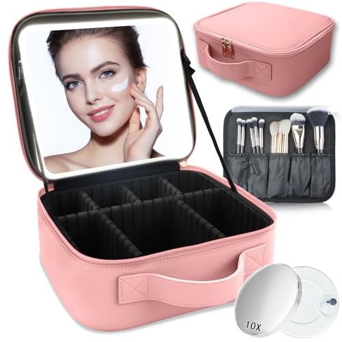 Makeup Bag with Led Mirror