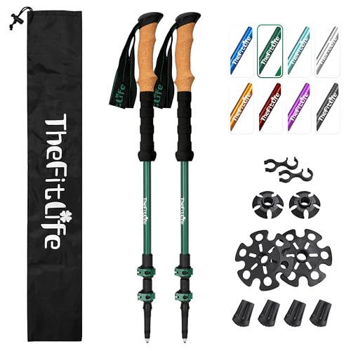 Durable 7075 Aluminum Trekking Poles (2 Count)