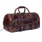 28" Large leather Travel Bag Duffel bag Gym sports flight cabin bag Leather Holdall Overnight Weekend Large luggage bag