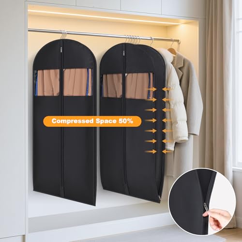 Compression Hanging and Space Saving Garment Bag