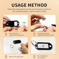 Portable Zippered Key Case