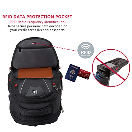 Design Travel Laptop Backpack for Men with TSA Friendly J14