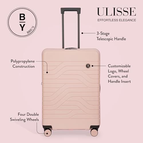 B Y Ulisse Checked Luggage with Spinner Wheels