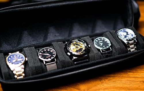 5 slots Watch travel case