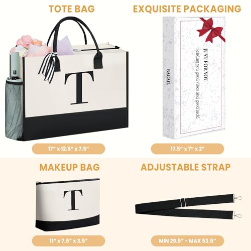 Personalized Initial Tote Bag