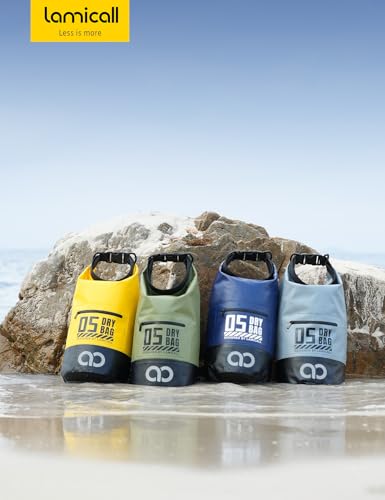 Dry Bag Waterproof Backpack with Phone Pouch 5L