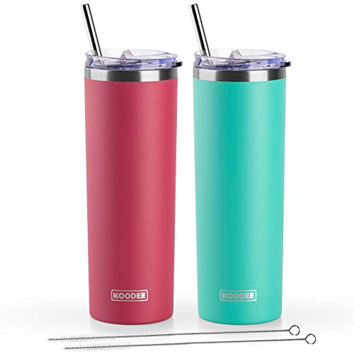 20 oz Tumbler with Lid and Straw (2 Count)