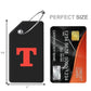8 Pack Initial Luggage Tags for Suitcases Airplane Travel Essentials (8 Count)