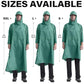 Hooded Rain Poncho Packable Waterproof Unisex Raincoat with Pocket