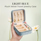 Plush Velvet Travel Jewelry Box