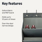 8 Tier Over the Door Shoe Organizer (42.8931 Ounce)