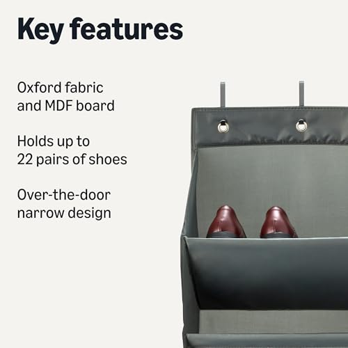 8 Tier Over the Door Shoe Organizer (42.8931 Ounce)