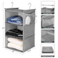 3 Tier Shelf Hanging Closet Organizer (3 Shelves)