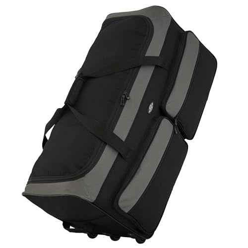 36" Asgard 3 Wheel Rolling Duffel Bag (4 Pieces)
