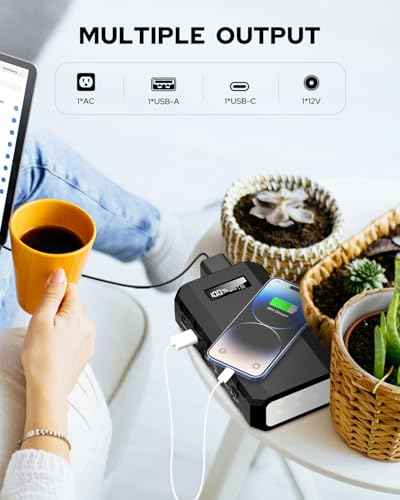 23400mAh 86.58Wh Portable Power Bank with AC Outlet
